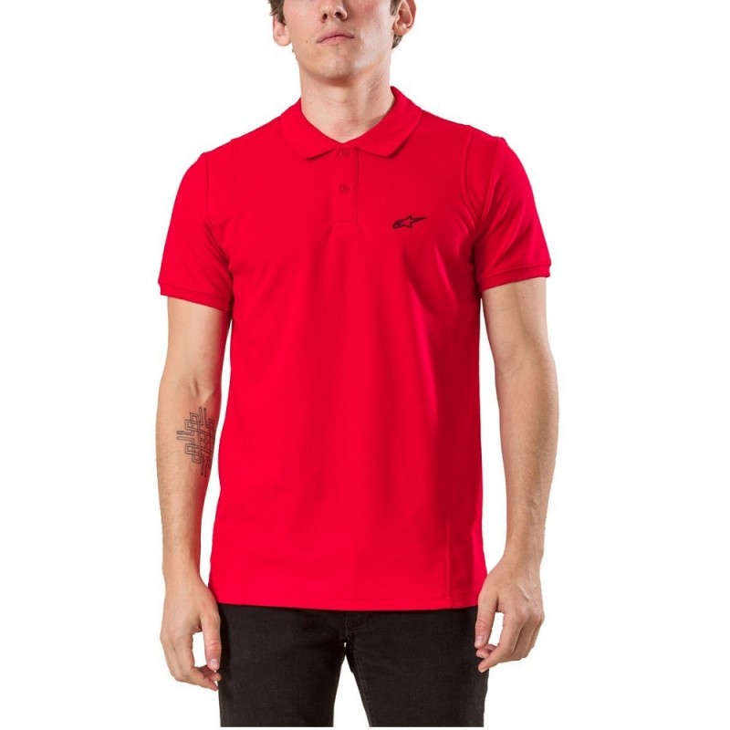 Polera Polo Capital Red Alpinestars - Rideshop