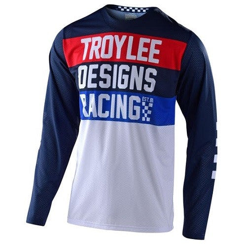 Polera GP Air Continental Azul Marino Troy Lee Designs - Rideshop