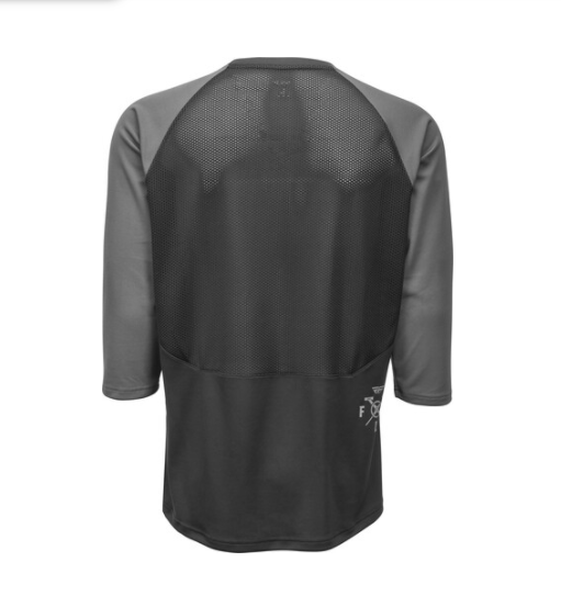 Polera de Bicicleta Ripa 3/4 Sleeve Negro/Carbón Fly Racing - Rideshop