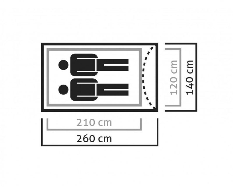 Carpa Litetrek II Light Grey/Cactus Salewa - Rideshop