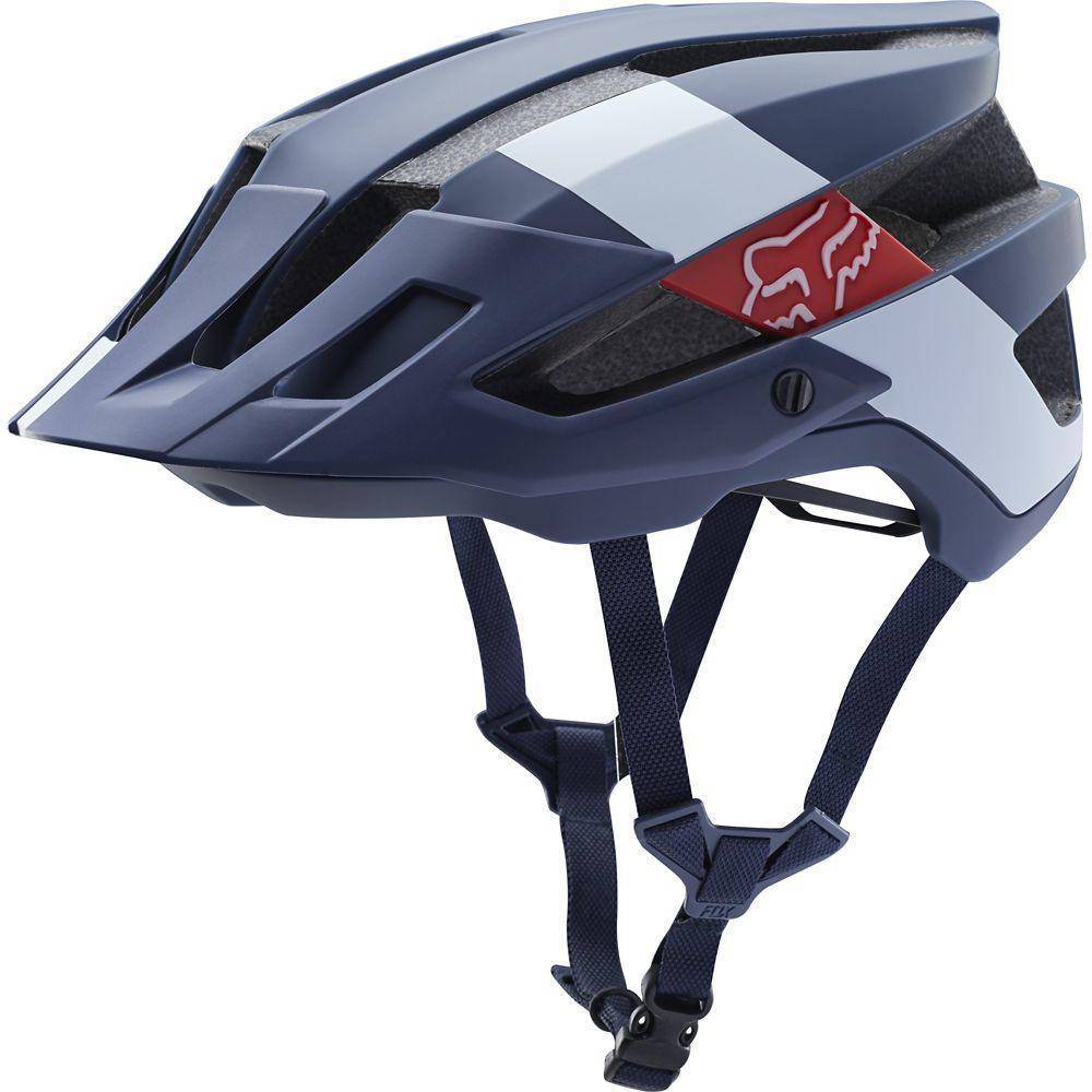Casco Bicicleta Flux August Azul Blanco Fox Racing - Rideshop