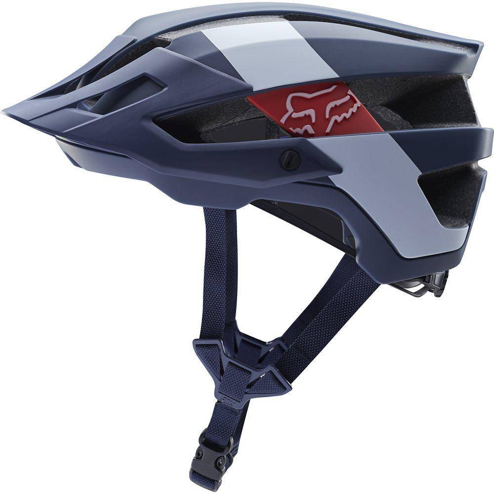 Casco Bicicleta Flux August Azul Blanco Fox Racing - Rideshop