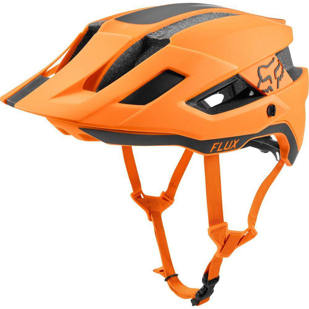 Casco Bicicleta Flux Rush Naranjo Fox Racing. - Rideshop