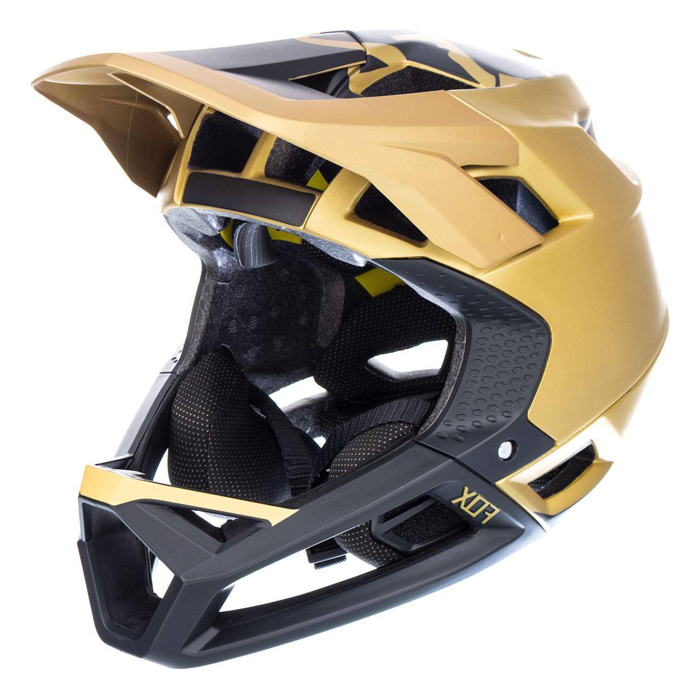 Casco Bicicleta Proframe Matte Gold Fox Racing. - Rideshop