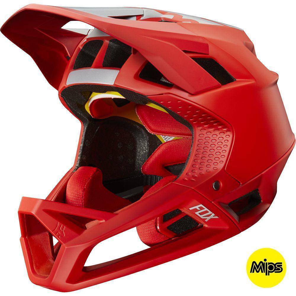 Casco Bicicleta Proframe Wide Open Rojo Fox Racing. - Rideshop