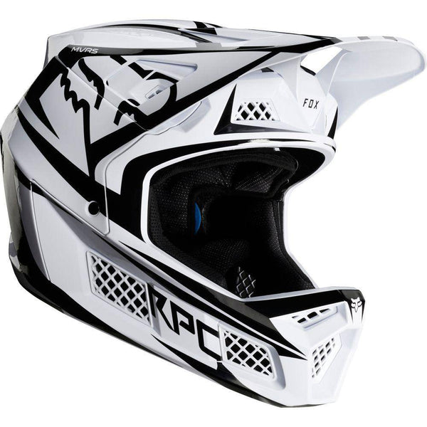 Casco Bicicleta Rampage Pro Carbon Blanco Beast Fox Racing. - Rideshop