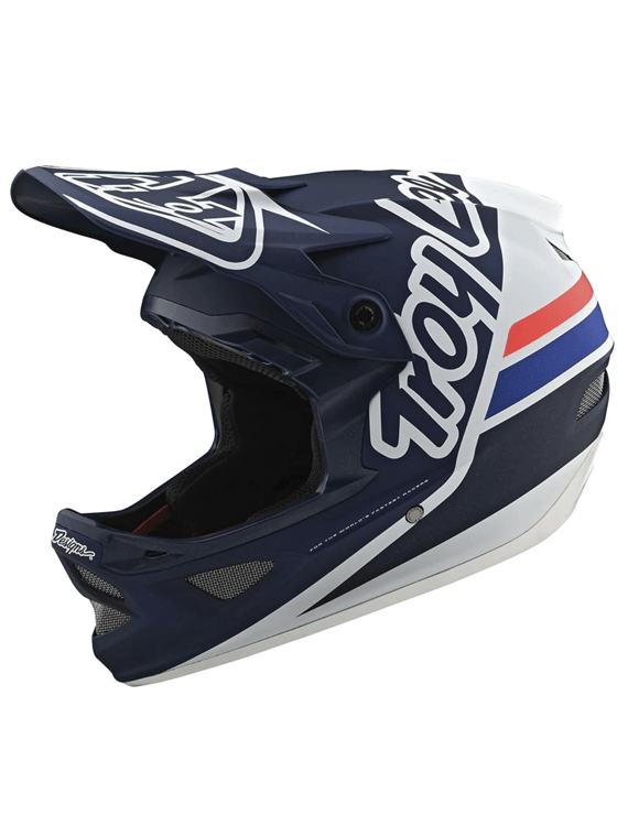 Casco D3 Fiberlite Silhouette Navy White Troy Lee-Rideshop