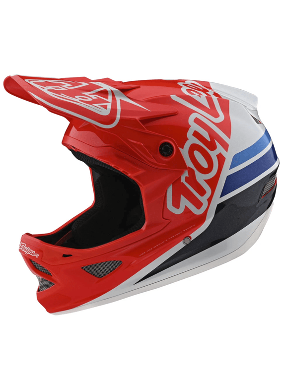 Casco D3 Fiberlite Silhouette Red White Troy Lee - Rideshop