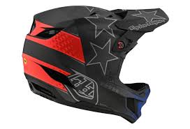 Casco D4 Carbon; Freedom 2.0 Negro / Rojo Troy Lee - Rideshop