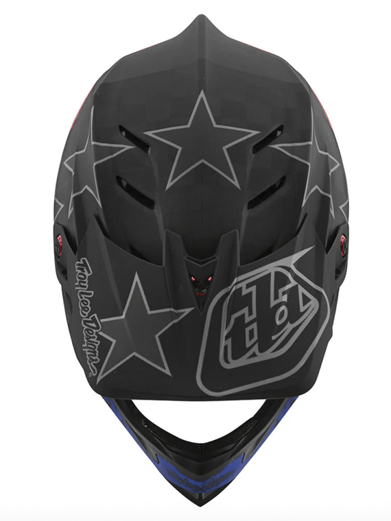 Casco D4 Carbon; Freedom 2.0 Negro / Rojo Troy Lee - Rideshop