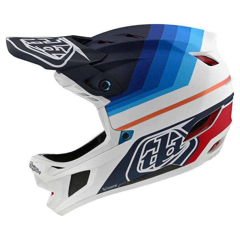 Casco D4 Carbon Mirage Navy White Troy Lee - Rideshop