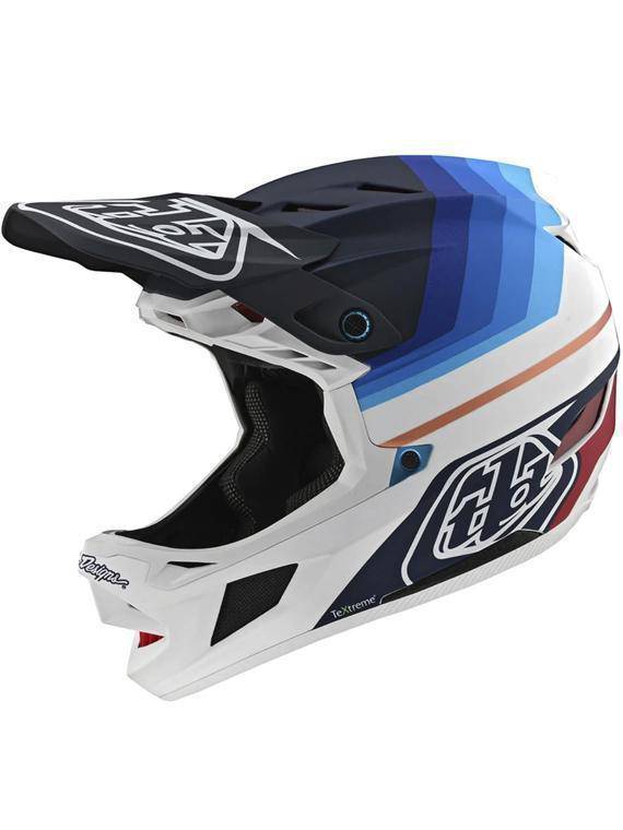 Casco D4 Carbon Mirage Navy White Troy Lee - Rideshop