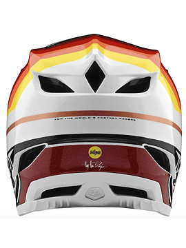 Casco D4 Carbon Mirage Negro / Rojo Troy Lee Designs - Rideshop