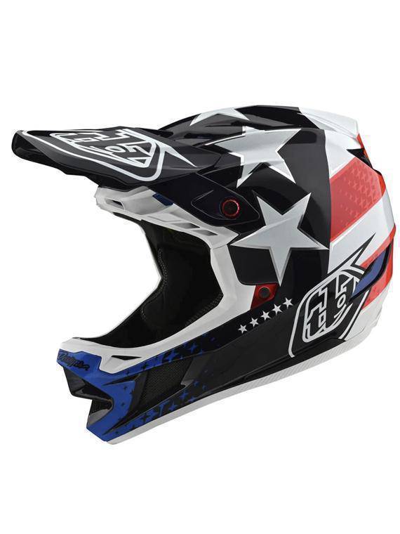 Casco D4 Composite Freedom 2.0 Red White Troy Lee - Rideshop