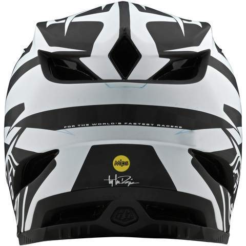 Casco D4 Composite Slash Black Silver Troy Lee - Rideshop