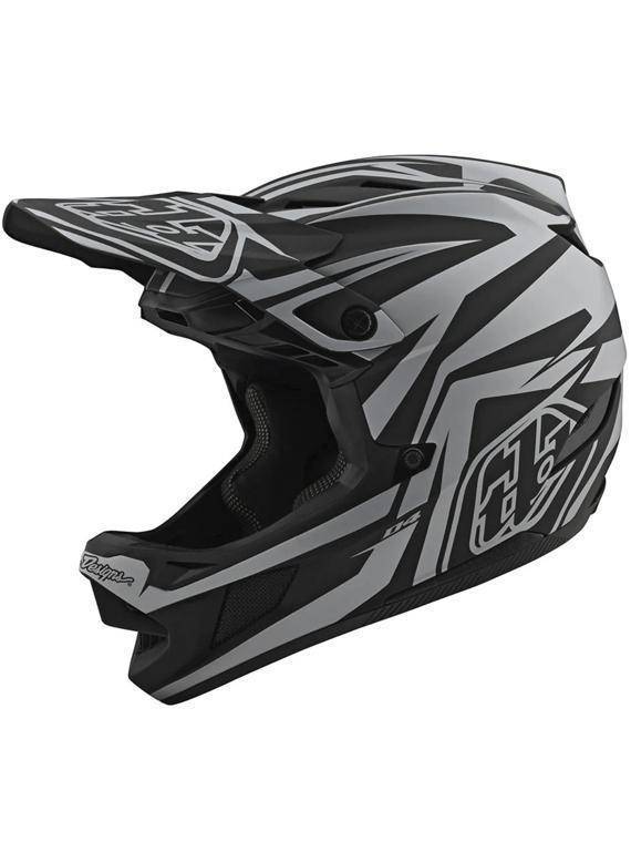 Casco D4 Composite Slash Black Silver Troy Lee - Rideshop