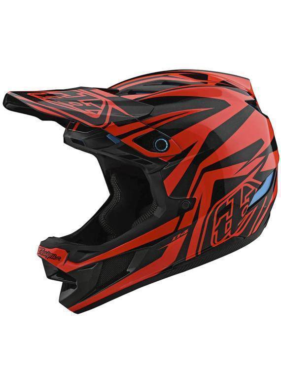 Casco D4 Composite Slash Orange Black Troy Lee-Rideshop