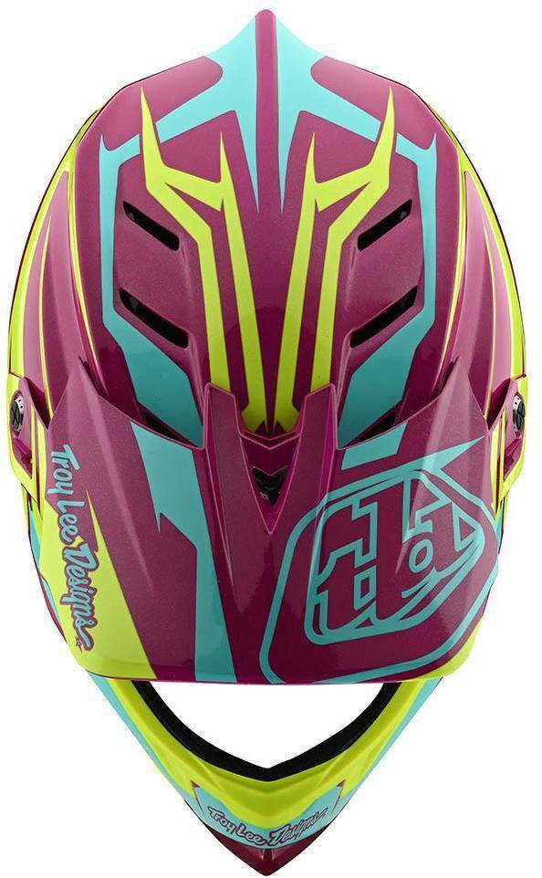 Casco D4 Composite Slash Purple / Yellow Troy Lee Designs - Rideshop