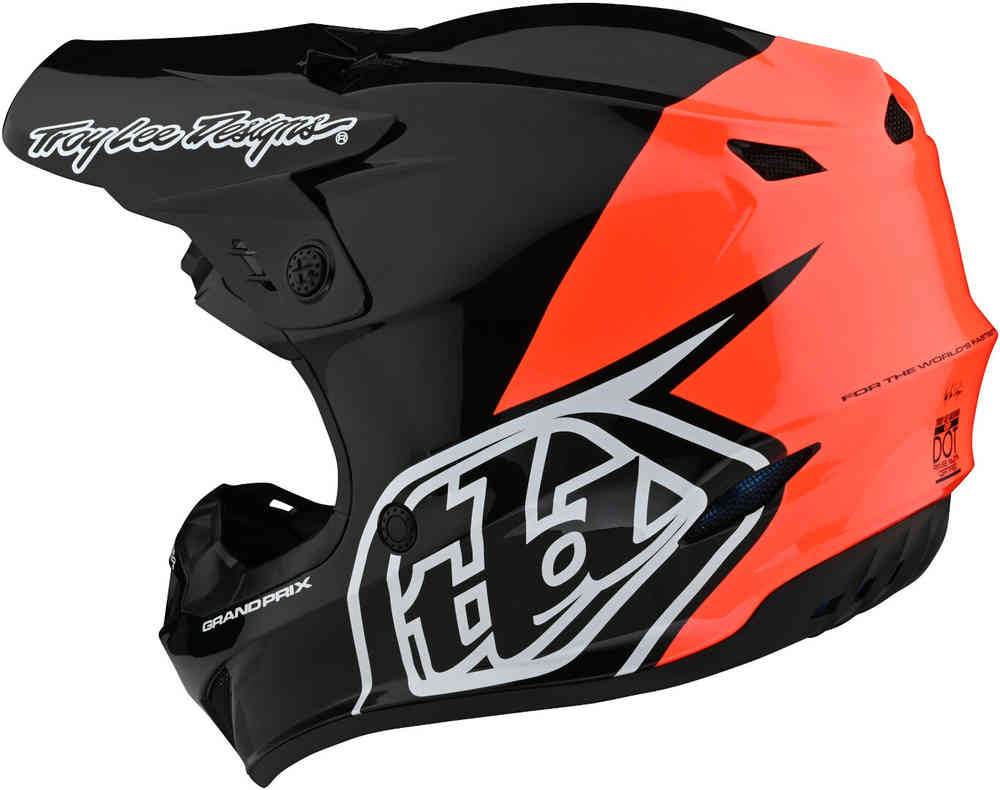 Casco GP Block Blk/Org Troy Lee Designs - Rideshop