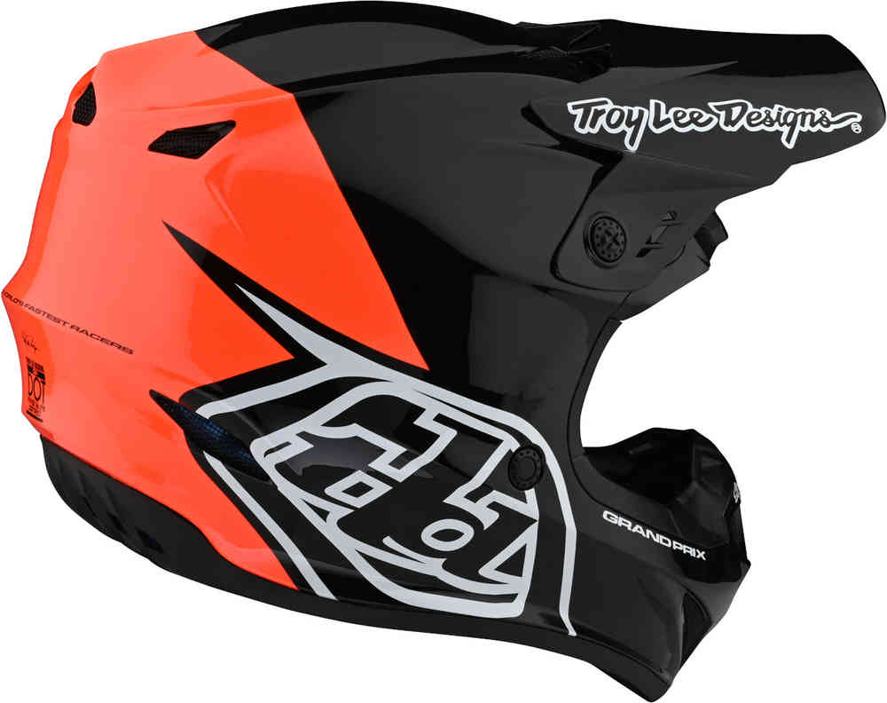 Casco GP Block Blk/Org Troy Lee Designs - Rideshop