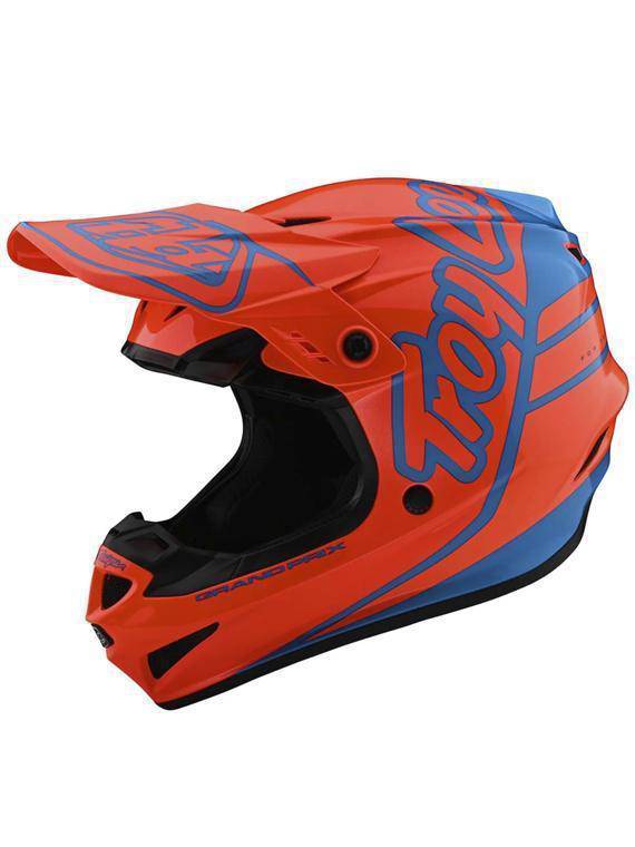 Casco Gp Silhouette Orange / Cyan Troy Lee - Rideshop