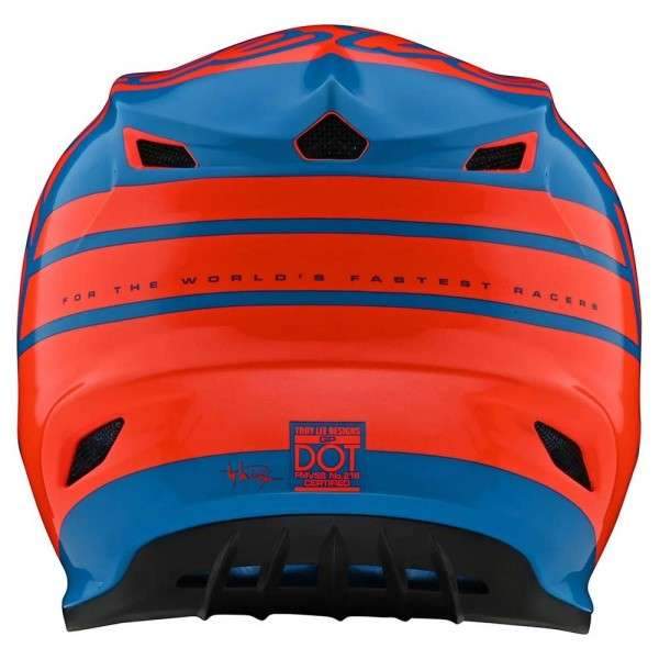 Casco Gp Silhouette Orange / Cyan Troy Lee - Rideshop