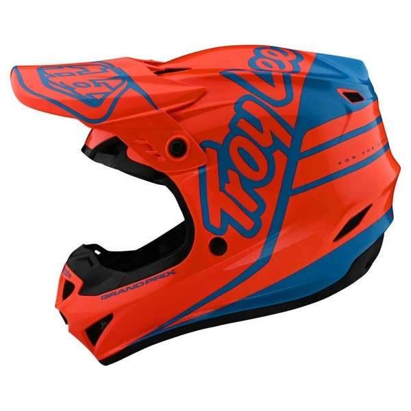 Casco Gp Silhouette Orange / Cyan Troy Lee - Rideshop