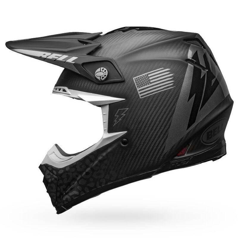 Casco Moto-9 Flex Slayco Matte Black Gy Bell-Rideshop