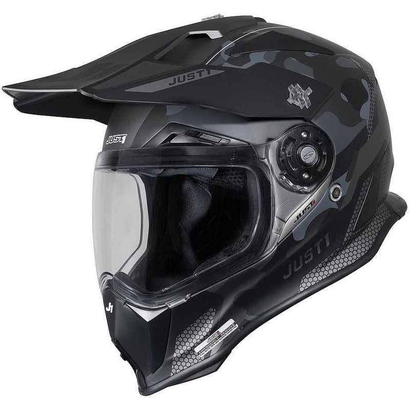 Just1 Casco Moto J14-F Elite Camo Titanio - Rideshop