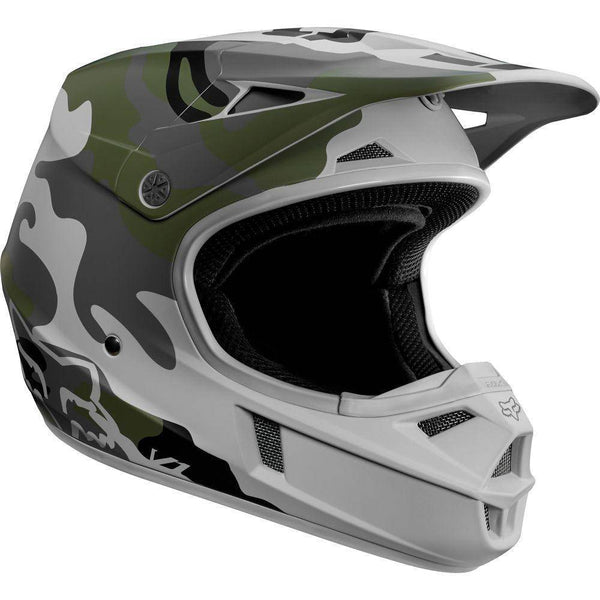 Casco Moto Niño V1 San Diego Camo Fox Racing. - Rideshop