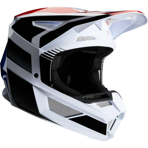 Casco Moto Niño V2 Hayl Azul/Rojo Fox Racing - Rideshop