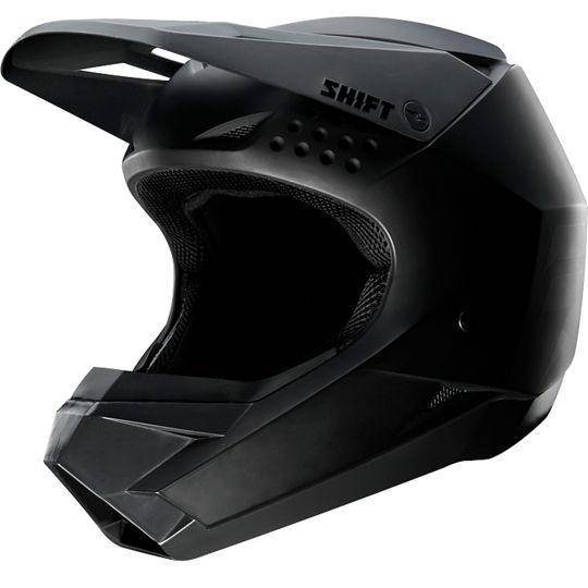 Casco Moto Niño White Label Negro Shift.-Rideshop