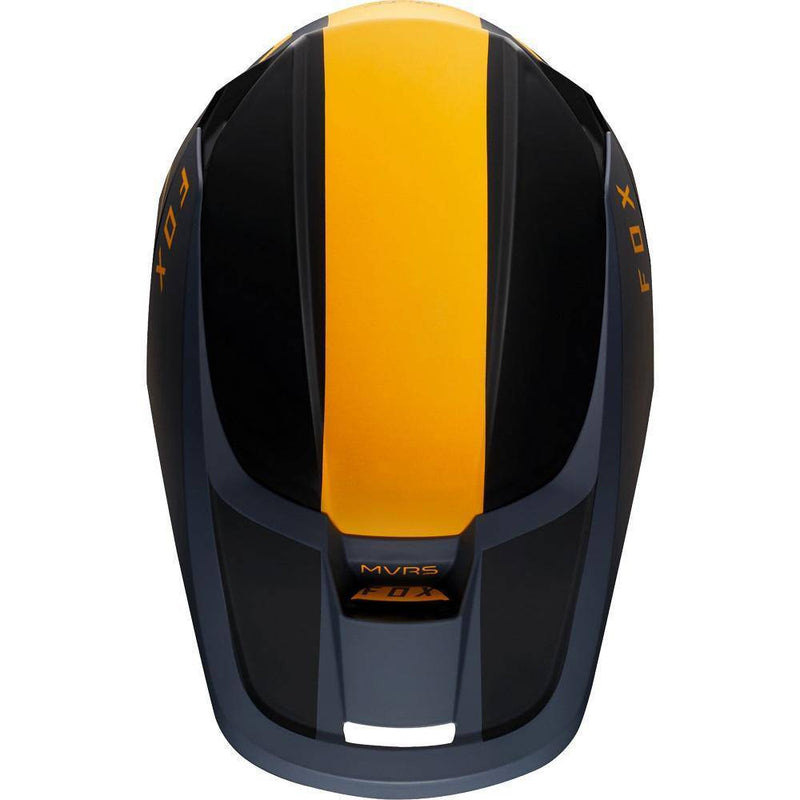 Casco Moto V1 Mata Azul Amarillo Fox Racing. - Rideshop