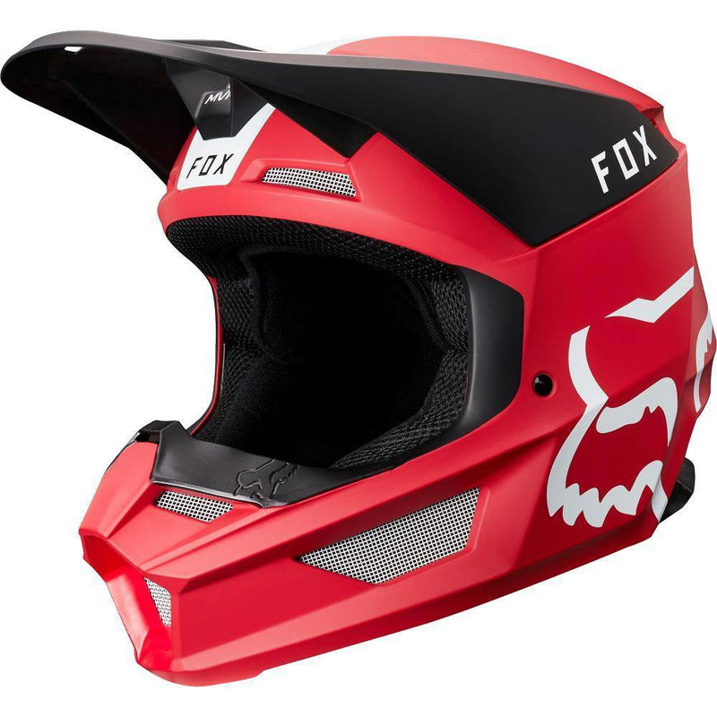 Casco Moto V1 Mata Rojo Fox Racing. - Rideshop