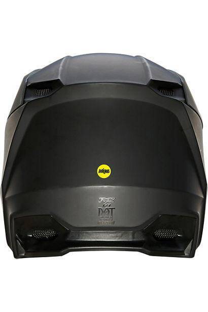 Casco Moto V1 Matte Black Negro Fox Racing - Rideshop