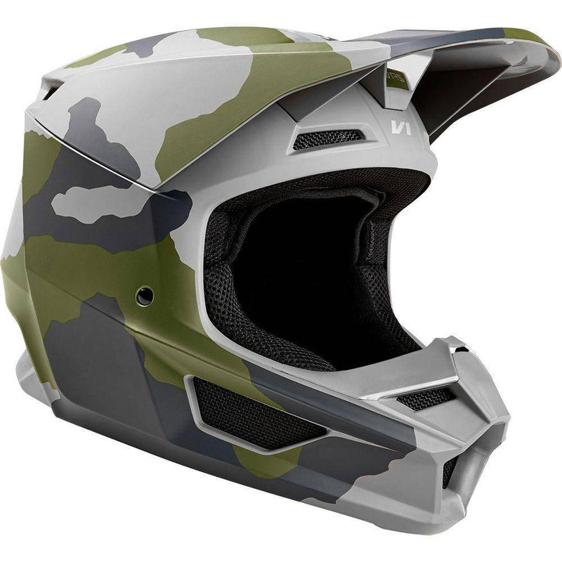 Casco Moto V1 Pzrm Camo Fox Racing. - Rideshop