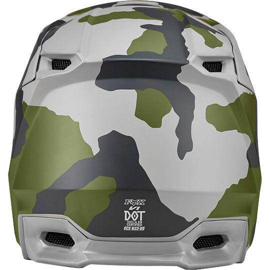 Casco Moto V1 Pzrm Camo Fox Racing. - Rideshop