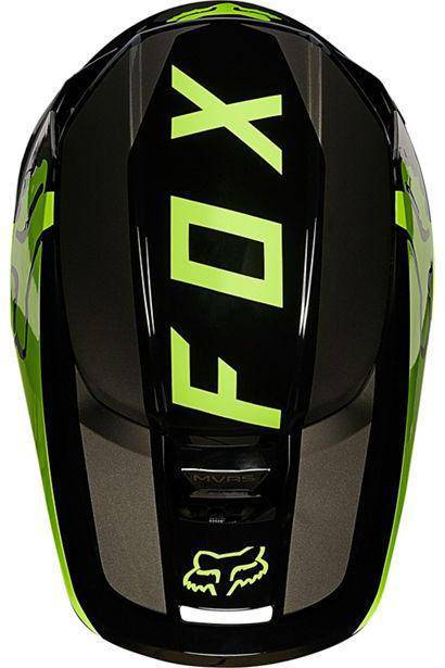 Casco Moto V1 Revn Amarillo Fluor Fox Racing - Rideshop