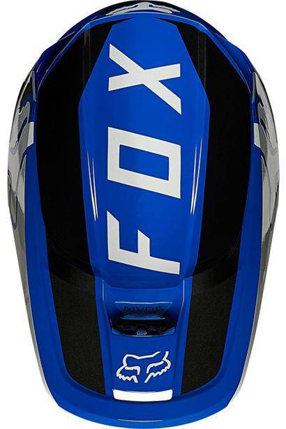 Casco Moto V1 Revn Azul Fox Racing - Rideshop