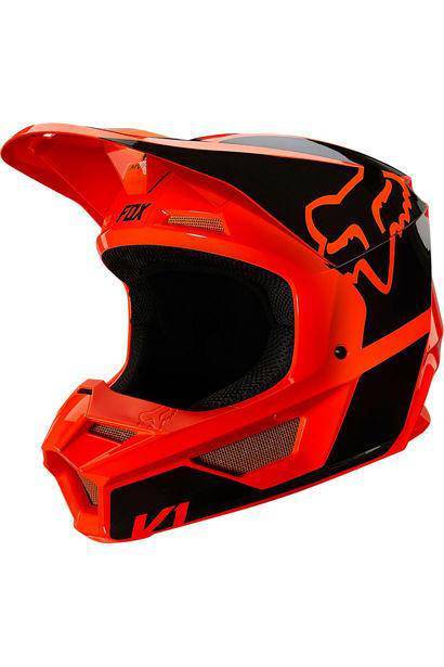 Casco Moto V1 Revn Naranjo Fluor Fox Racing - Rideshop