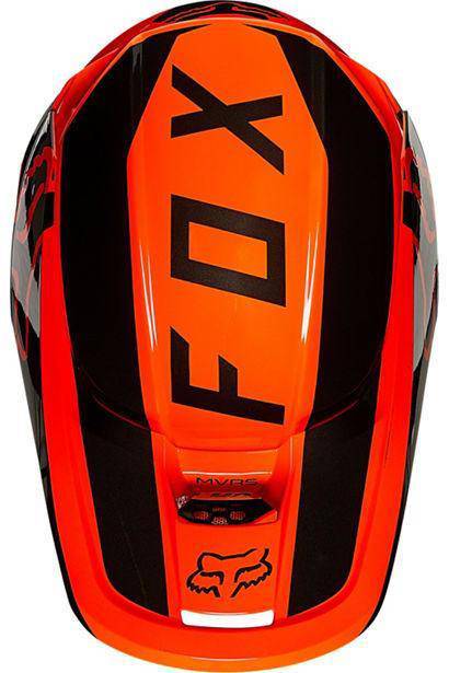 Casco Moto V1 Revn Naranjo Fluor Fox Racing - Rideshop