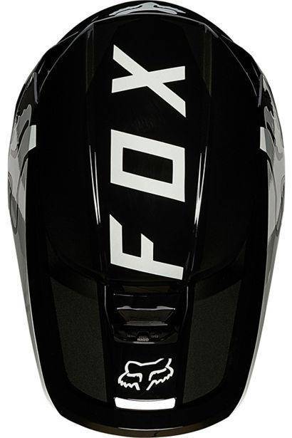 Casco Moto V1 Revn Negro/Blanco Fox Racing - Rideshop