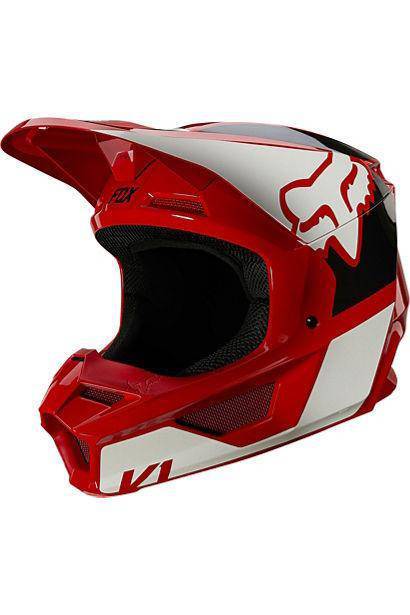 Casco Moto V1 Revn Rojo Fox Racing - Rideshop