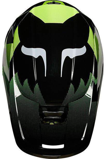 Casco Moto V1 Tayzer Negro Fox Racing - Rideshop