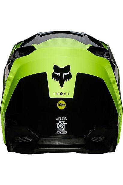 Casco Moto V1 Tayzer Negro Fox Racing - Rideshop