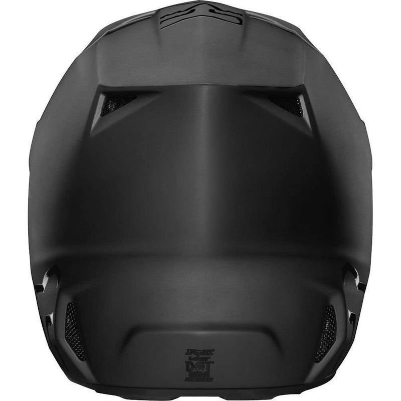 Casco Moto V2 Matte Black Negro Matte Fox Racing. - Rideshop