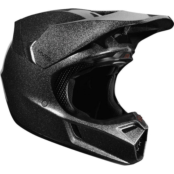 Casco Moto V3 Baz Negro Brillante Fox Racing - Rideshop