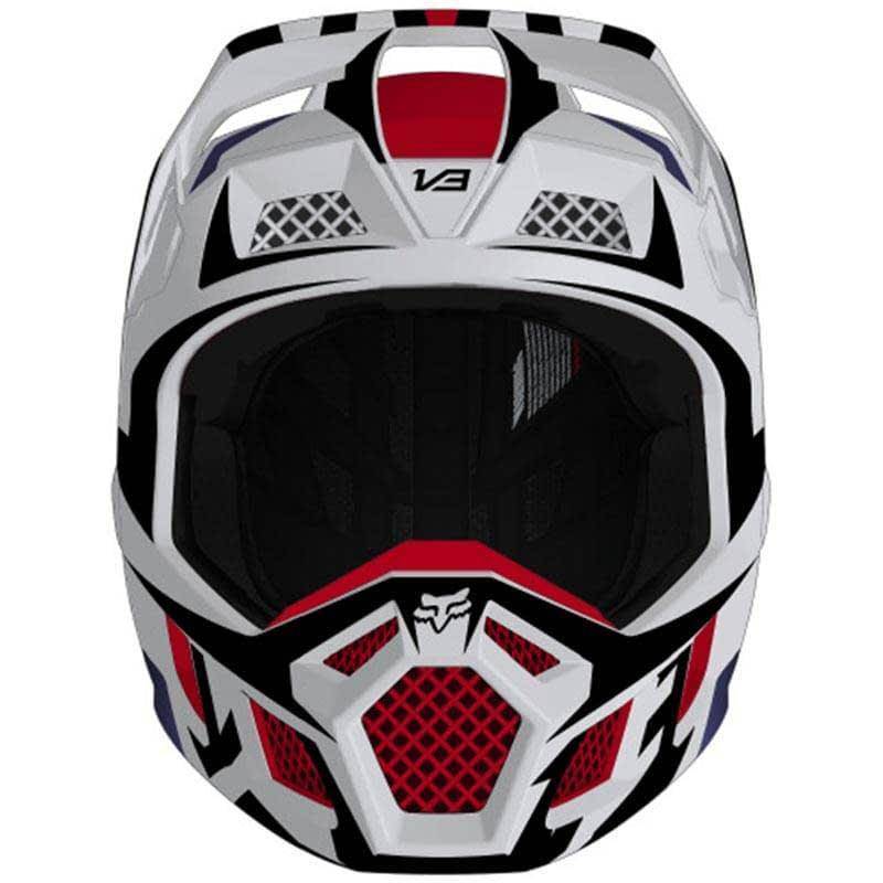 Casco Moto V3 Idol Rojo/Gris Fox Racing - Rideshop