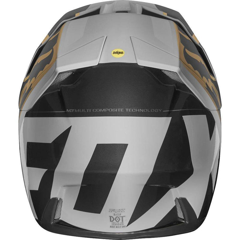 Casco Moto V3 Kila Gris Fox Racing. - Rideshop