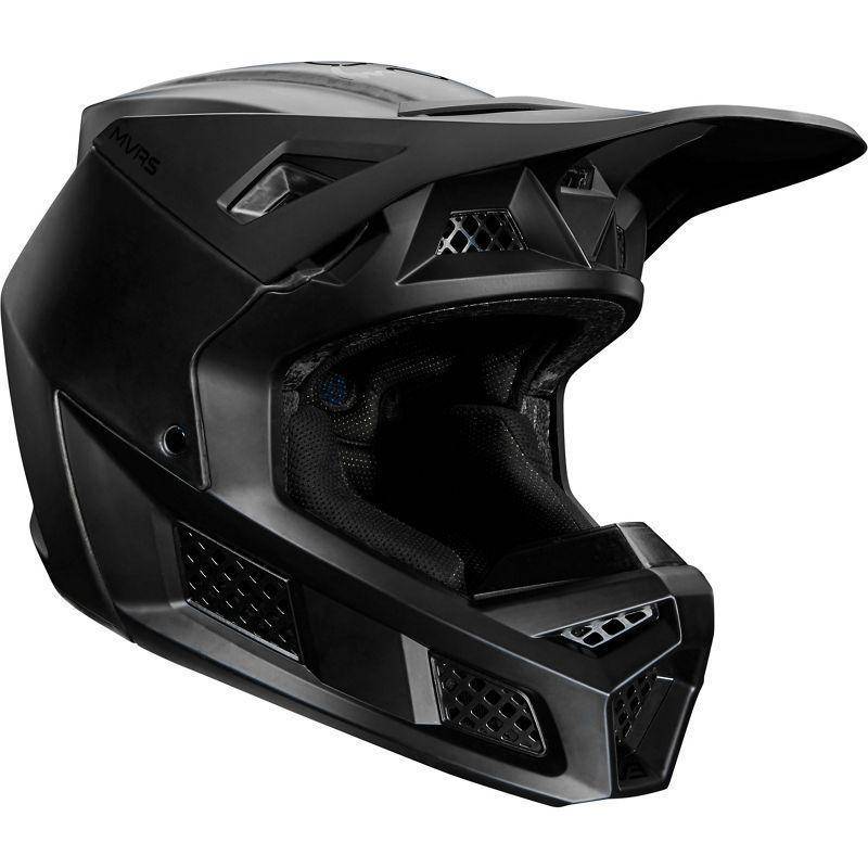 Casco Moto V3 Solids Negro Fox-Rideshop